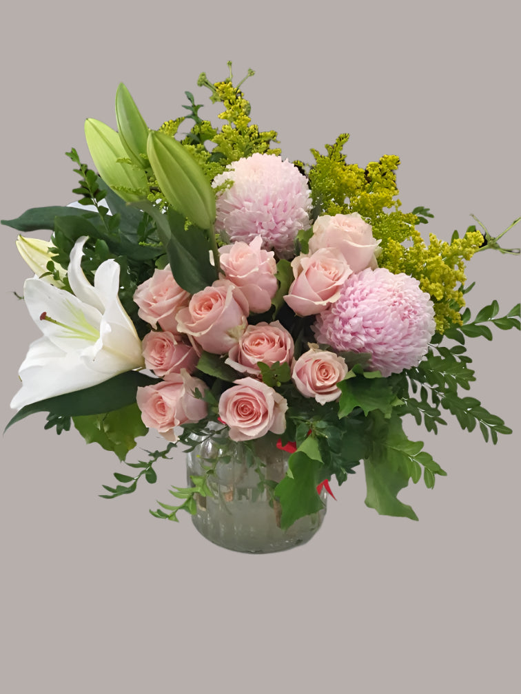 Pink & White in Jar