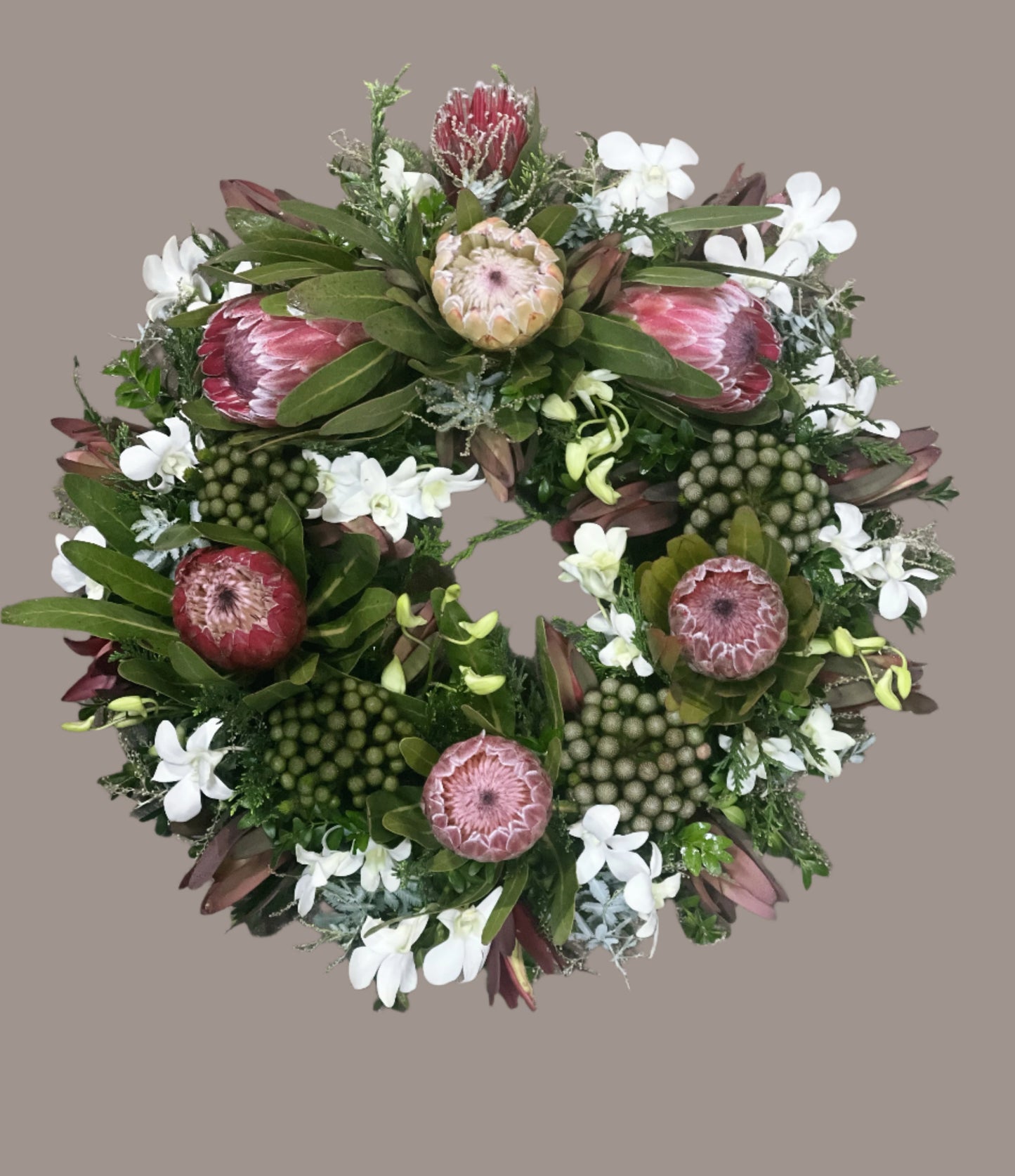 Native Flowers Wreath 30cm