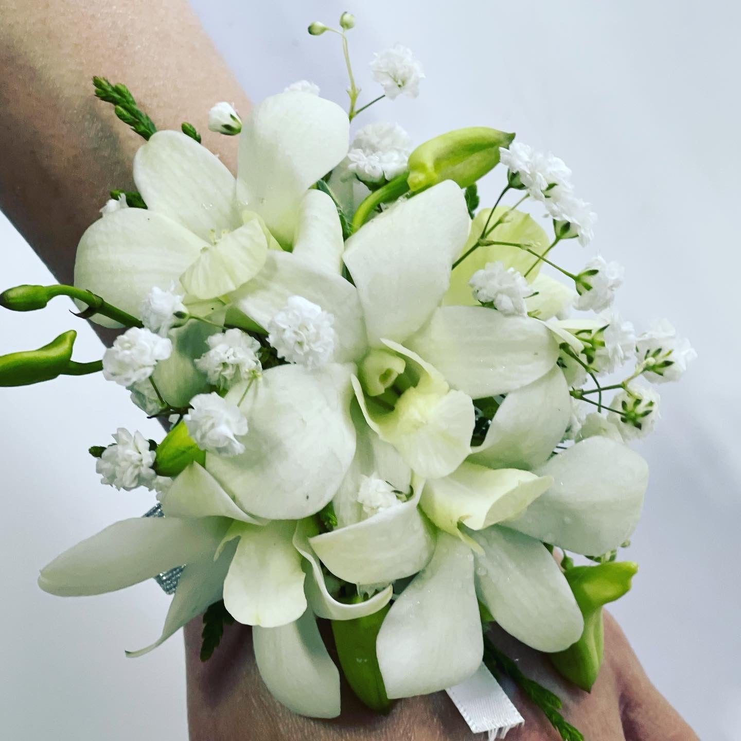 White Orchid Corsage