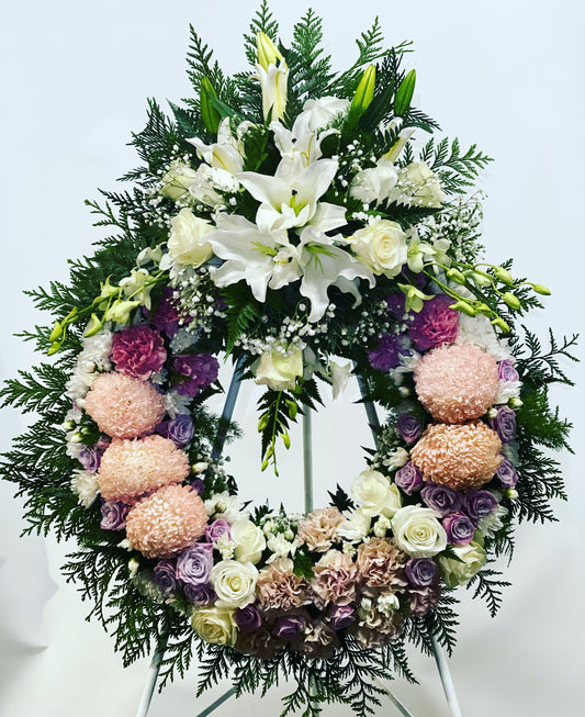 Pastel Wreath 65cm