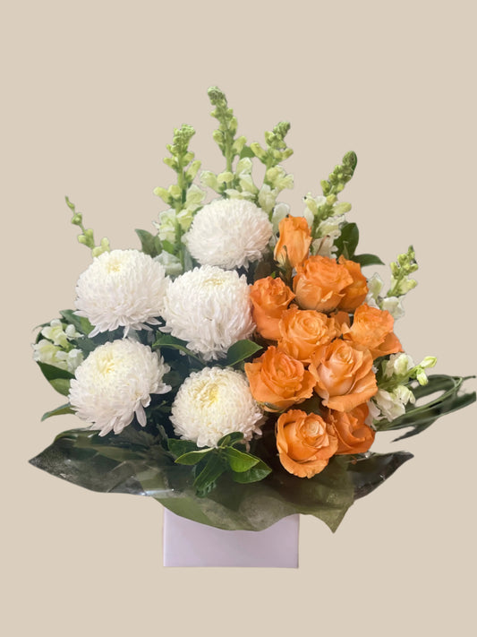 White&Orange Arrangement