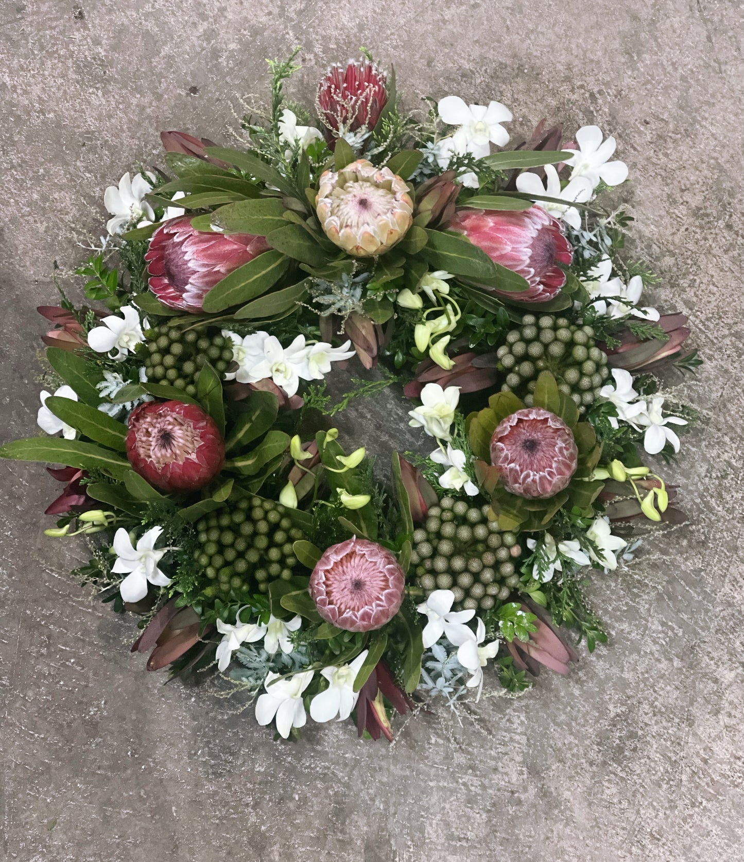 Native Flowers Wreath 30cm