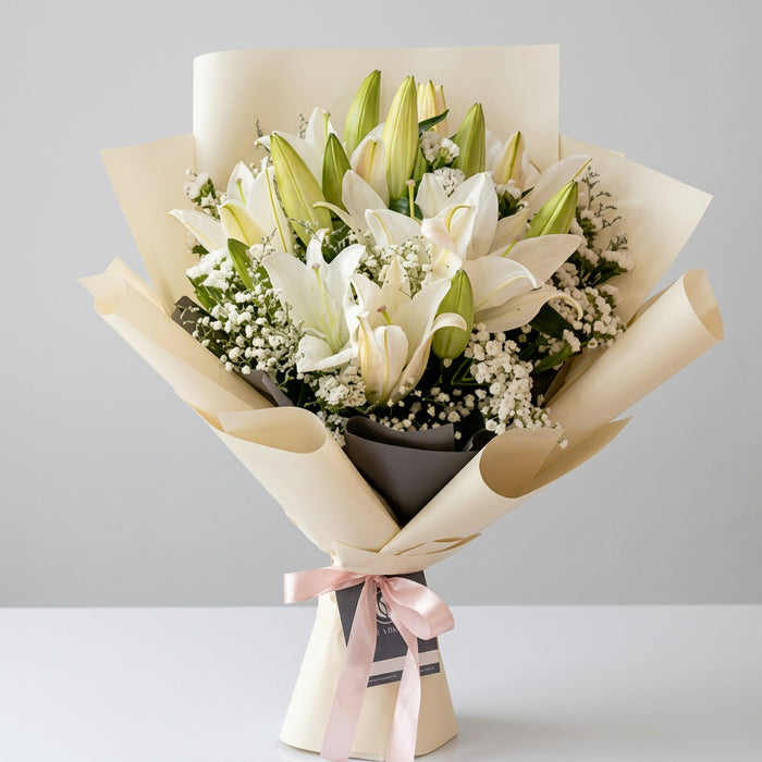 White Oriental Bouquet
